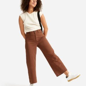 Everlane Lightweight Wide Leg Crop Chino Pants 8